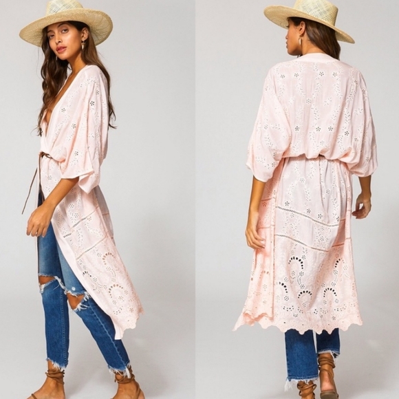 Young Fabulous & Broke Dresses & Skirts - Young Fabulous and Broke Keiko Kimono Long  Duster